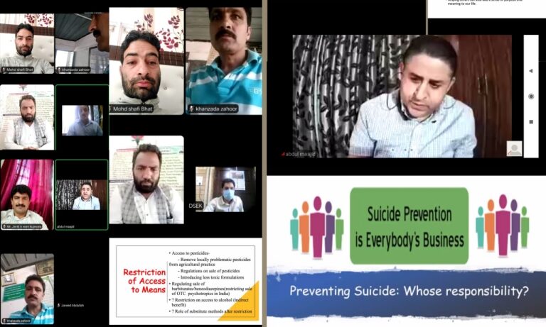 ##  Kashmir’s Directorate of School Education deliberates on suicide prevention during webinar ##