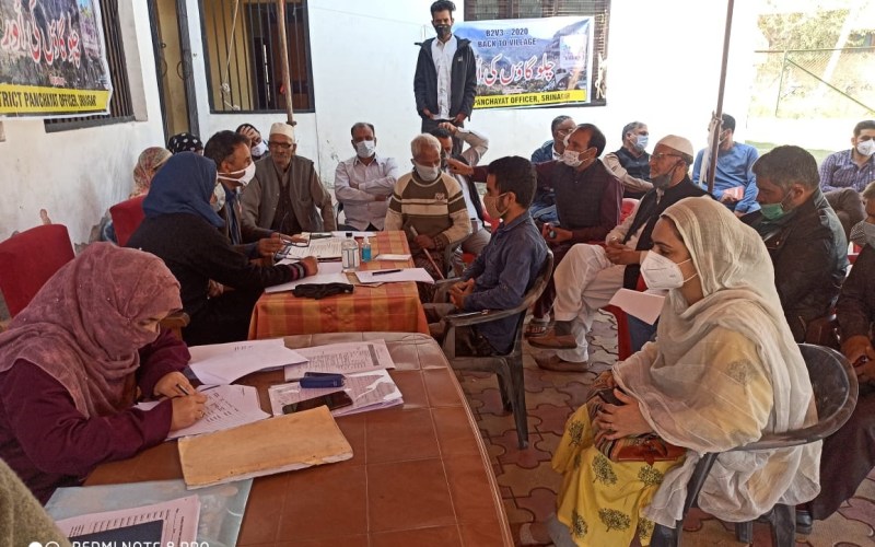 J&K: B2V3 programmes held at Harwan block, grievances addressed