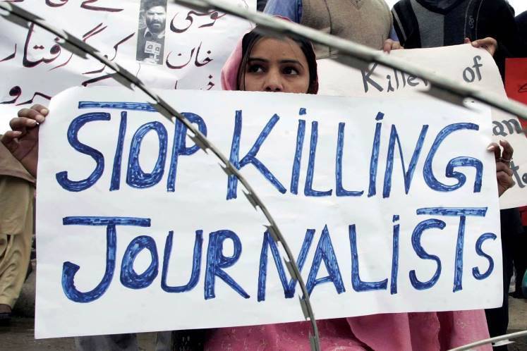 Journalists in Pakistan call for legislation to protect press freedom