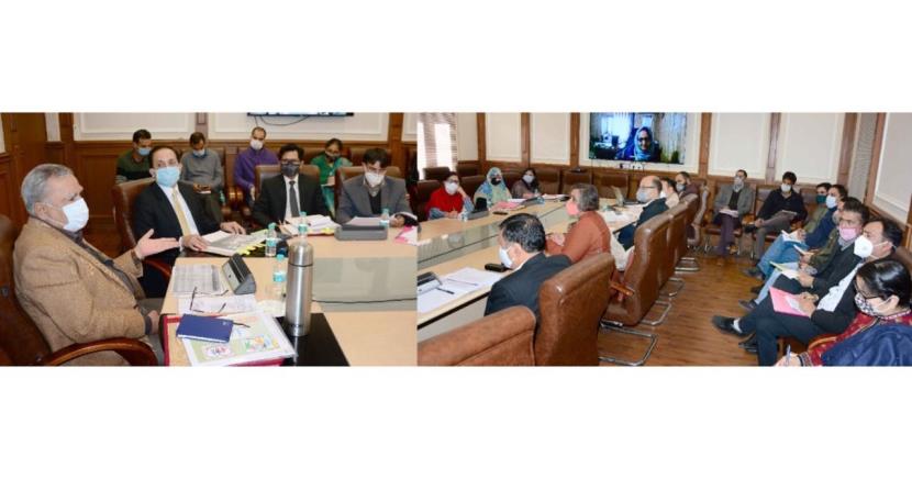 J&K Lt. Governor’s advisor reviews Social Welfare Department’s functioning