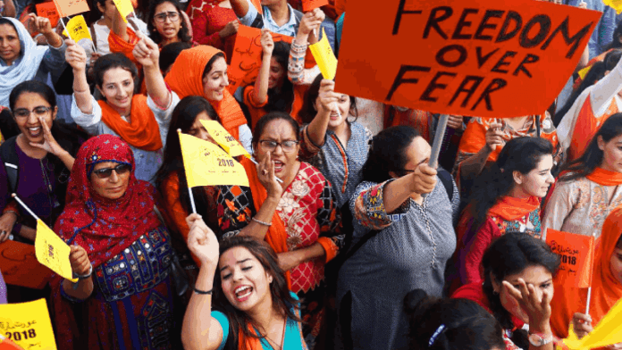 Women activists in Pakistan facing blasphemy allegations after ‘Aurat March’