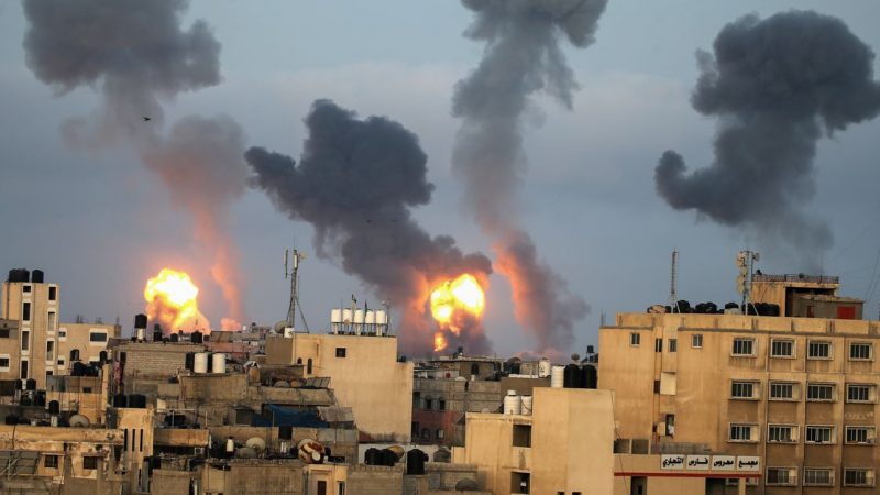 Dozens dead as Israel and Hamas escalate aerial bombardments