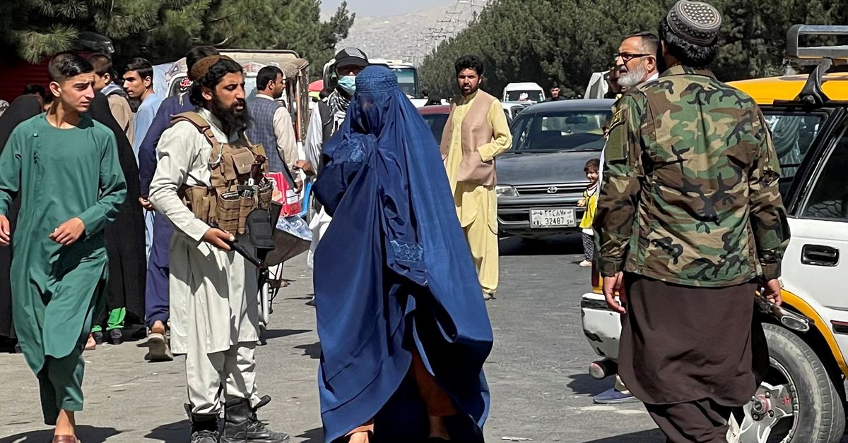 Women protest against harassment in Taliban lead Afghanistan