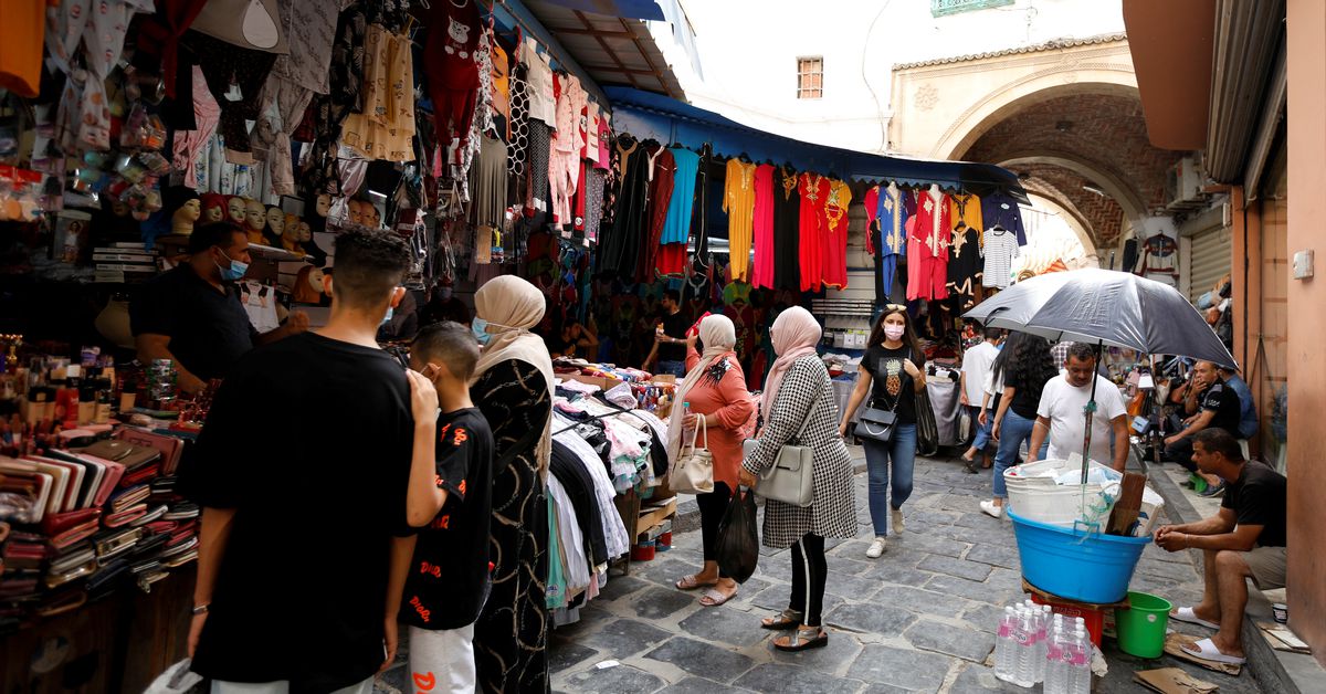 In Tunis bazaar, traders say economic woes set stage for crisis