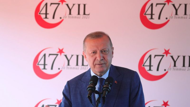 Erdogan says Turkey, UAE ties improving after rare meeting