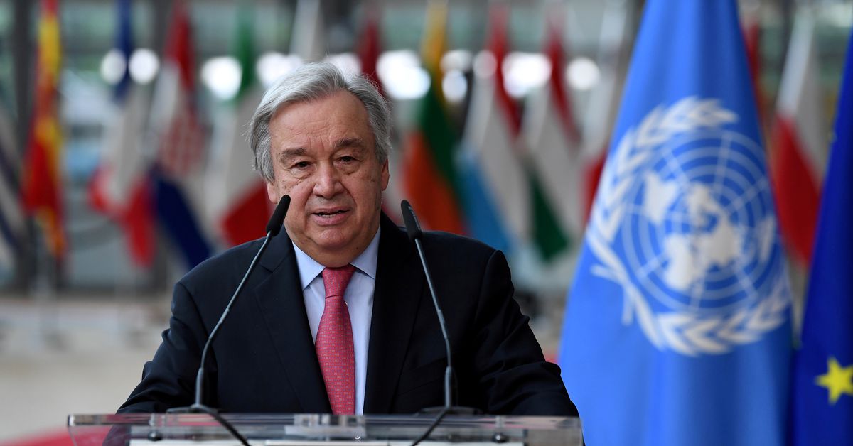 U.N. chief urges Taliban restraint, is concerned about women, girls