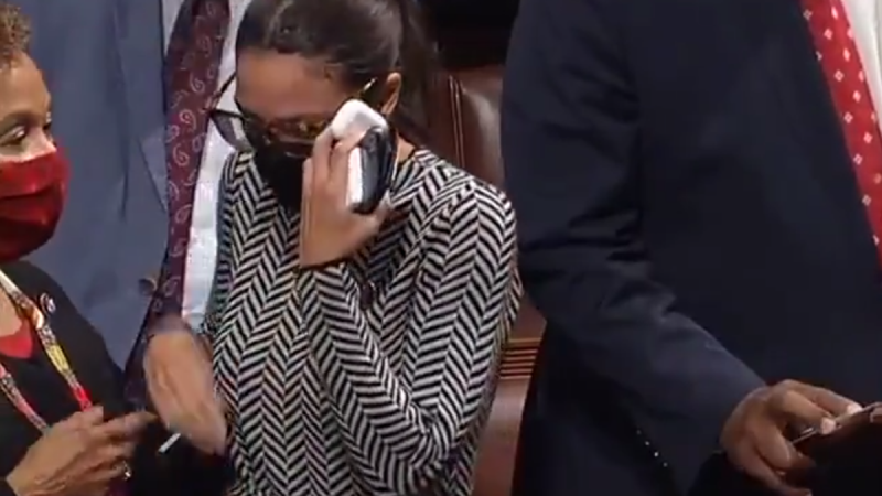 AOC ‘cries’ after Democrats thwart Squad attempt to defund Iron Dome