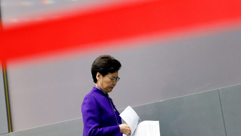 Hong Kong leader rejects claims of press freedom ‘extinction’