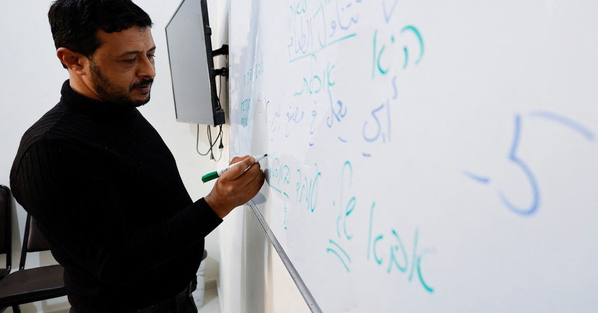 Demand for Hebrew lessons jumps in Gaza as Israel eases work restrictions