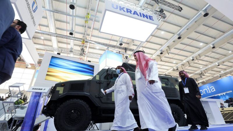 Russian and Ukrainian weapons compete at Saudi defence show