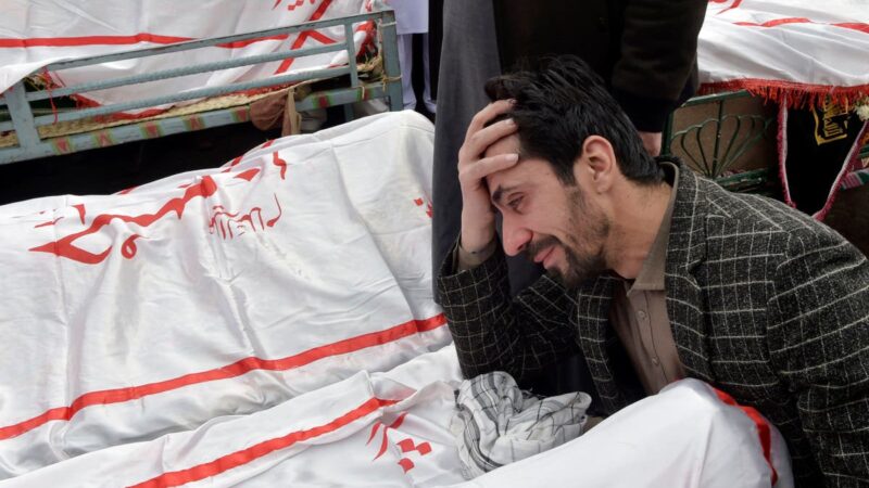 Pakistan mosque suicide bombing death toll rises to 63 while nearly 200 injured