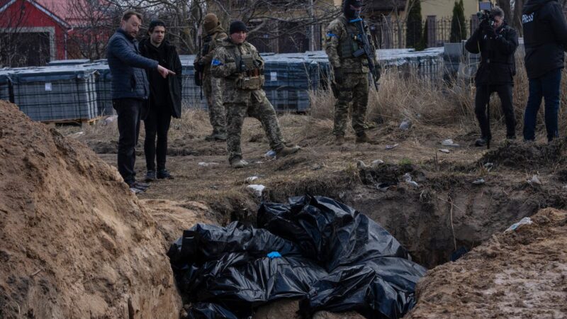 Russian media campaign dismisses Bucha deaths as fakes