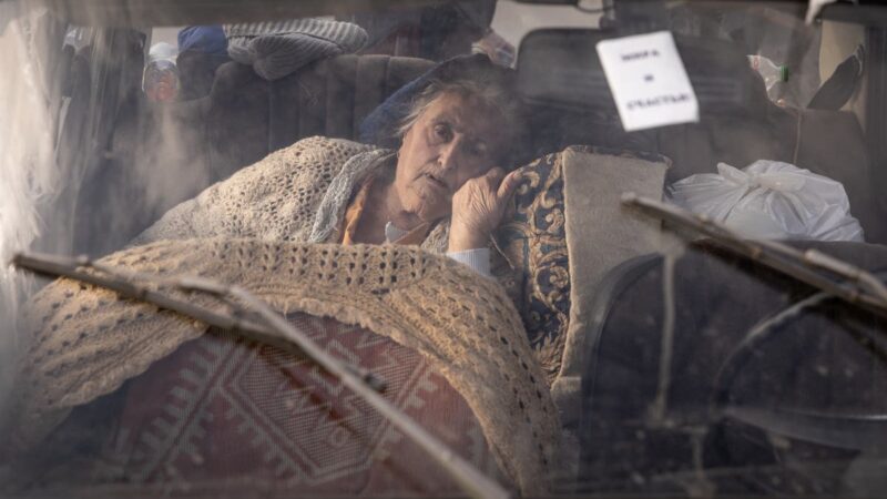 Hundreds of thousands of elderly Ukrainians stranded in freezing conditions, says NGO chief