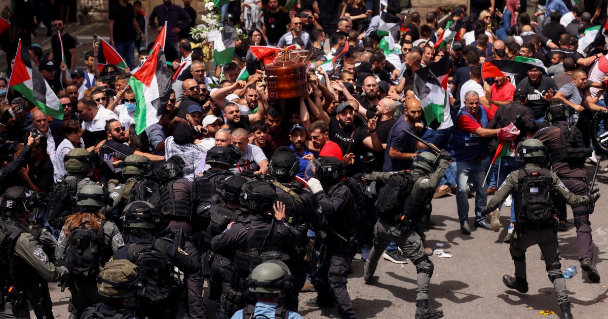 Israeli police attack on Shireen Abu Akleh mourners sparks outcry