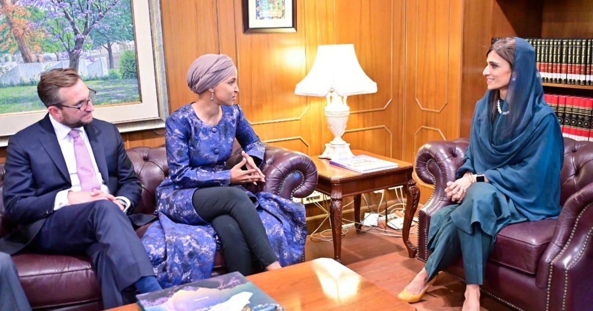 US Congresswoman Ilhan Omar meets with Pakistani leaders