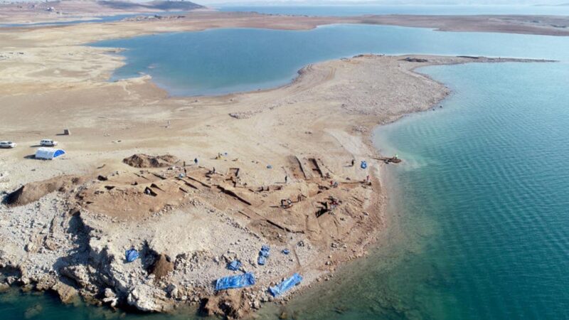 Drought reveals ruins of 3,400-year-old city at bottom of reservoir