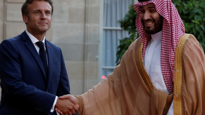 France’s Macron talks energy with Saudi Crown Prince MBS in Paris