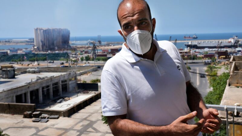 Beirut port blast survivors relive trauma as silos burns