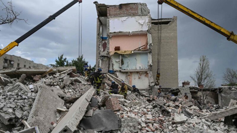 Russian missile attack kills 15 in Donetsk housing block, says Ukraine