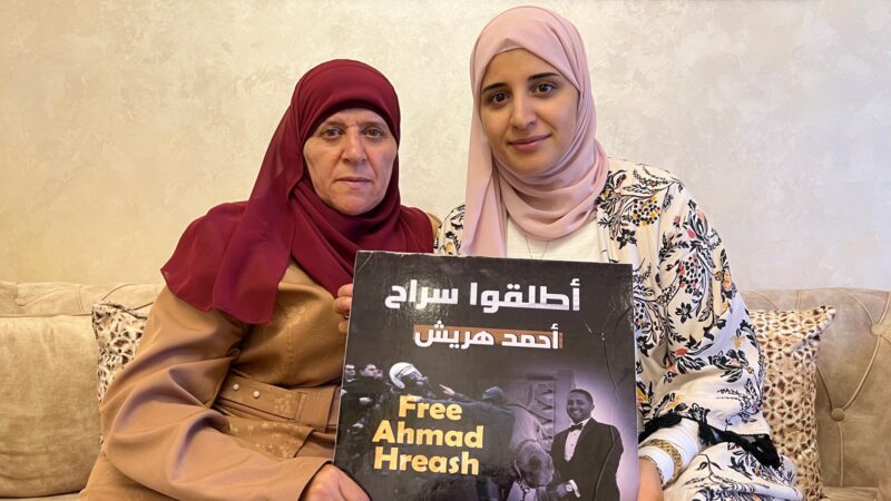 A Palestinian mother on hunger strike for her son, held by the PA
