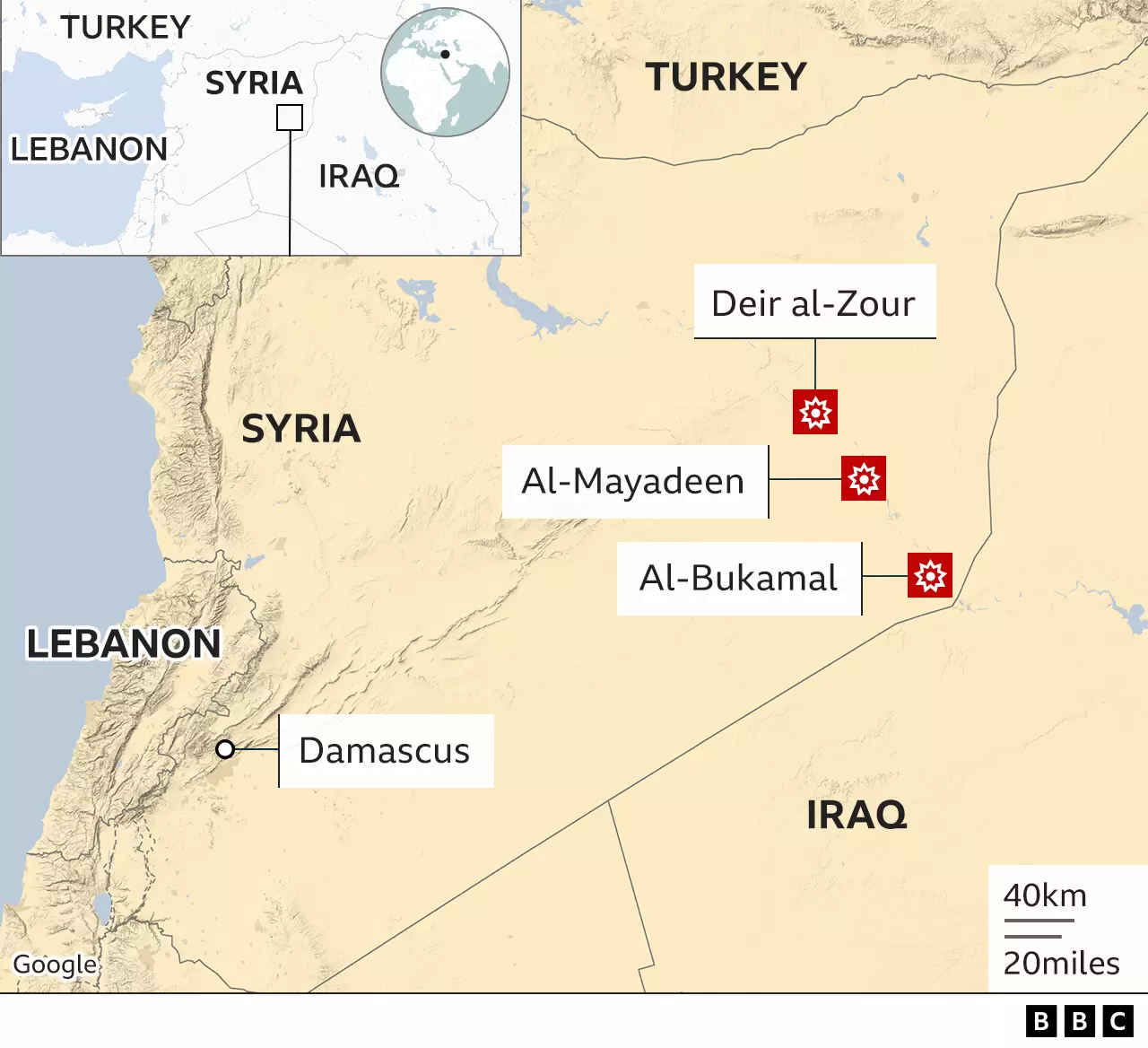 Following a fatal drone strike, the US attacks targets in Syria.