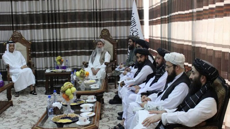 Taliban leader and Qatari PM talk about Afghanistan’s restriction on females attending school.