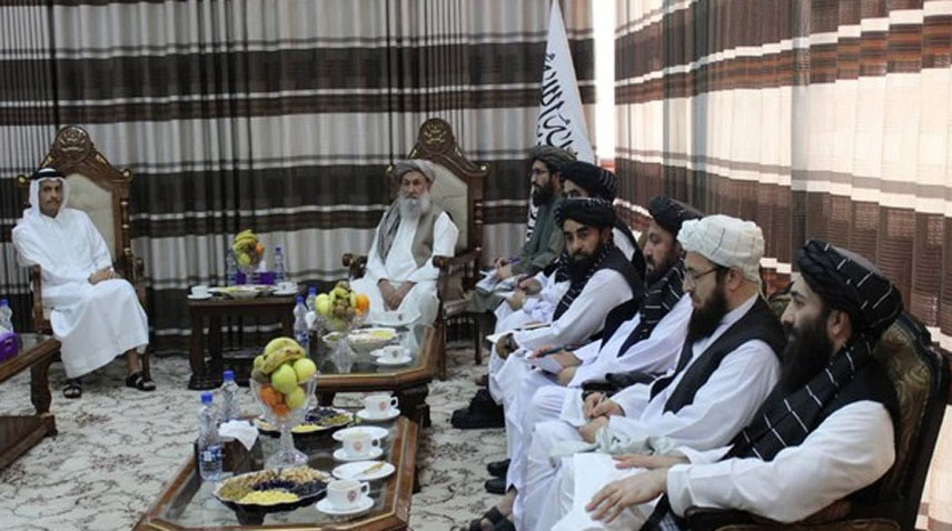 Taliban leader and Qatari PM talk about Afghanistan’s restriction on females attending school.