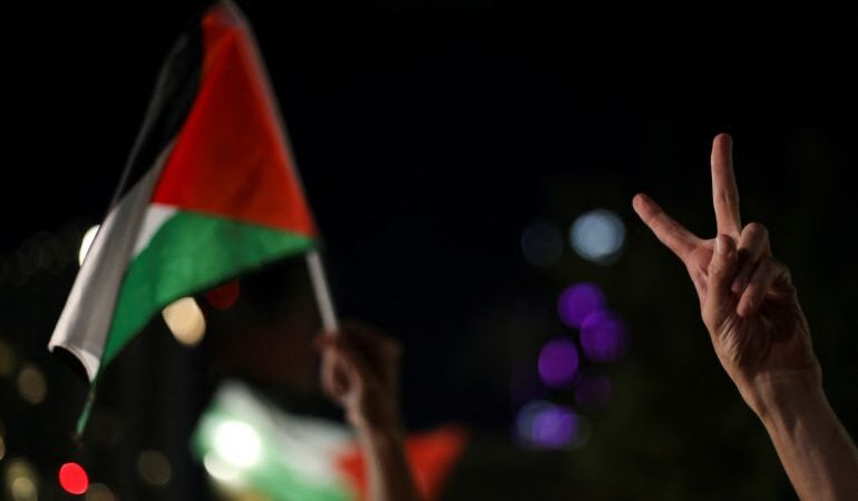 Middle East demonstrations continue for a second day following the Gaza hospital strike.