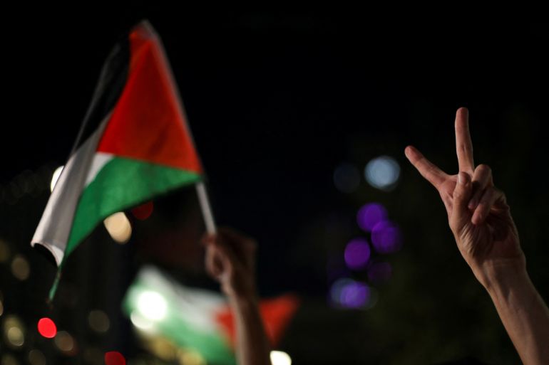 Middle East demonstrations continue for a second day following the Gaza hospital strike.