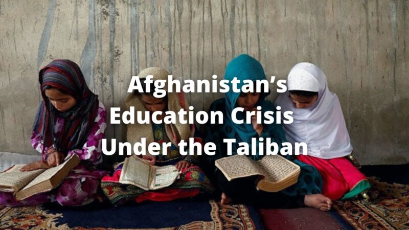 Education crisis in Afghanistan