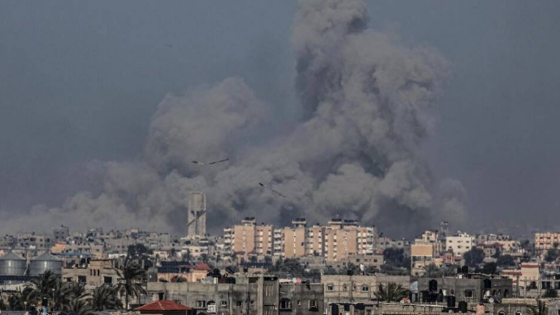 As the US vetoes a UN Truce Resolution, Israel pounds Gaza.