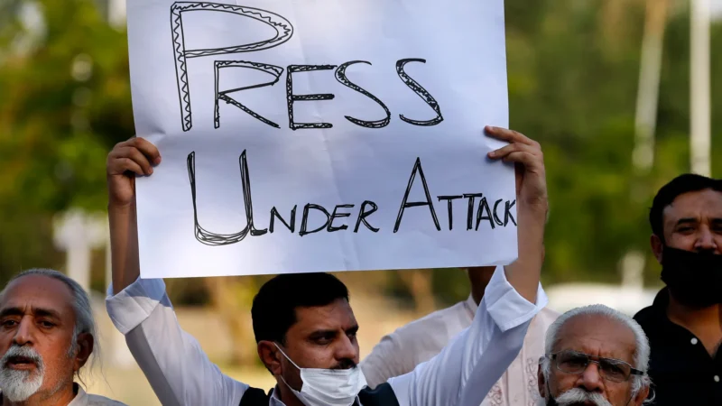 Year’s fifth journalist killing in Pakistan reminds the chilling reality of its media freedom