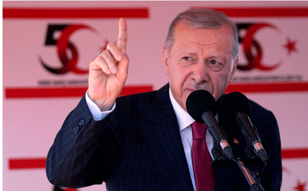 Erdogan appeared to openly threaten to invade Israel over the fighting in Gaza.