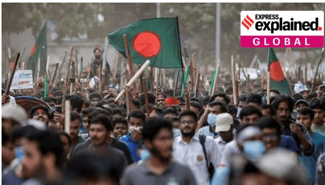 Why are students demonstrating in Bangladesh?