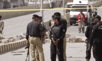 A blasphemy suspect was shot and killed by a police policeman on Thursday inside the Cantt Police Station in Quetta.