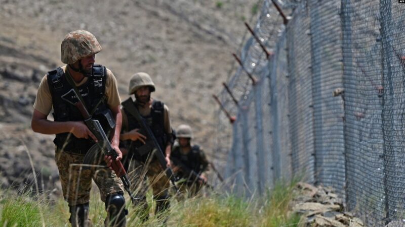 Three troops and 19 terrorists are killed in clashes in northwest Pakistan, according to the military.