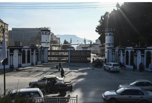 In Kabul, a suicide attacker detonates explosives close to the Afghan Ministry.