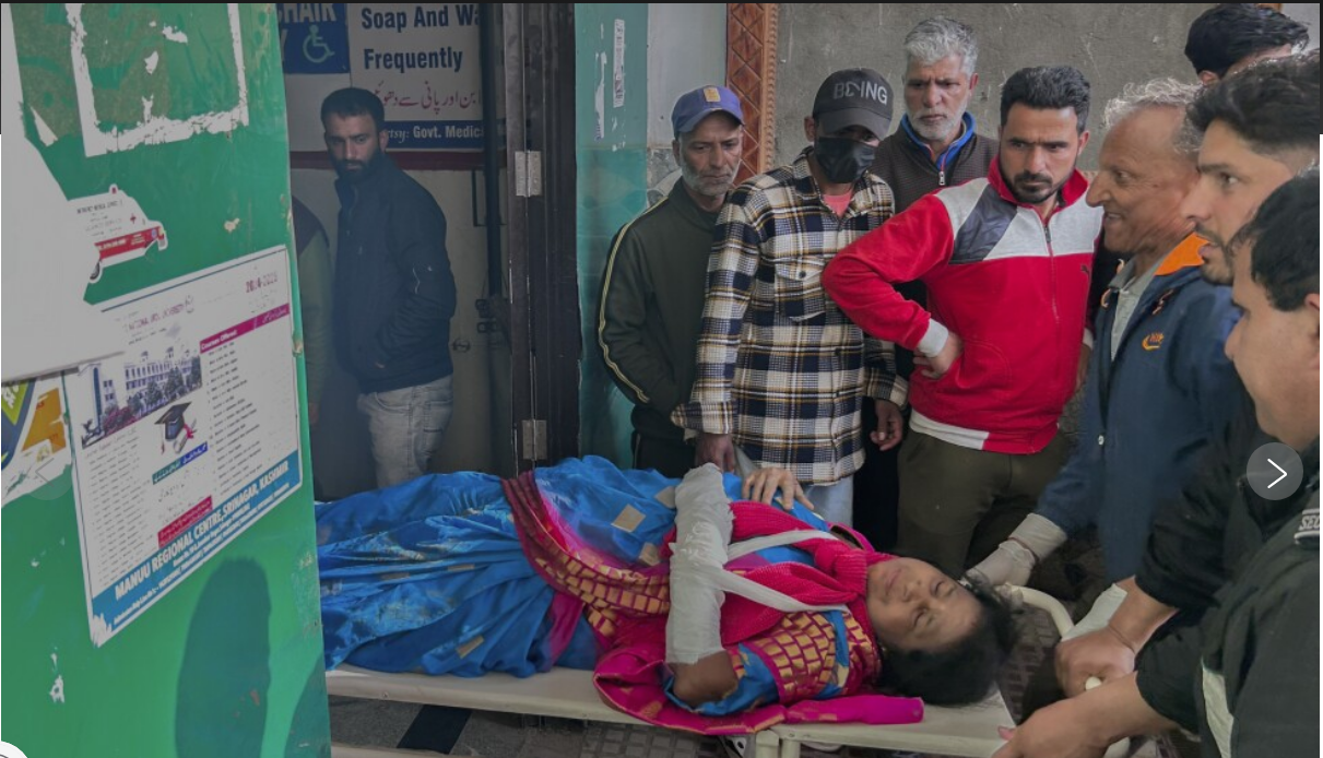 At least 26 visitors are killed by militants at a resort in Indian-controlled Kashmir.