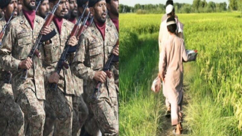 Distress against military-backed corporate farming in Pakistan aggravates