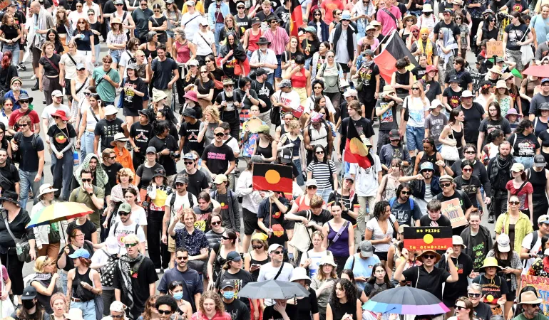 Man charged with ‘terrorism’ for bomb at Indigenous protest in Australia